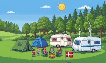 Oversigt over campingferie og campingpladser i Danmark